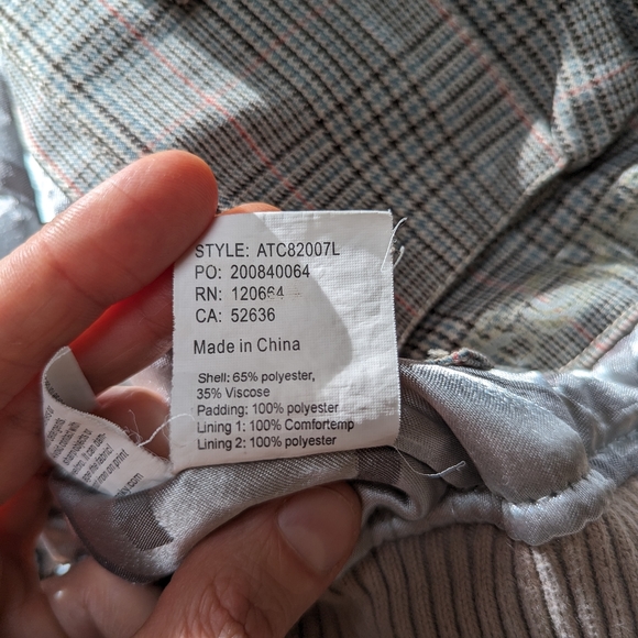 Anky bomber style Plaid Jacket - Picture 12 of 13